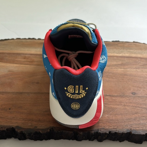 ADIDAS USA themed Agent Gil Restomod- Gilbert Arenas Basketball Shoes Men 8 Wm 9 - Picture 10 of 14